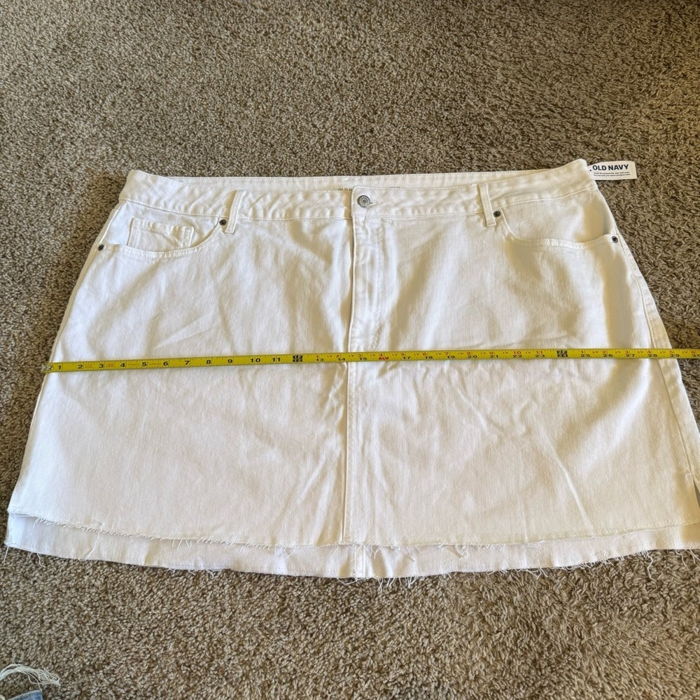 NWT Set Lot Of 2 Old Navy Denim Skirt Sz 26 High Rise Mini Secret Smooth Pockets - Picture 15 of 16
